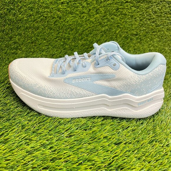 Brooks Ghost Max 2 Womens Size 10 Blue White Athletic Running Shoes Sneakers - Picture 3 of 10